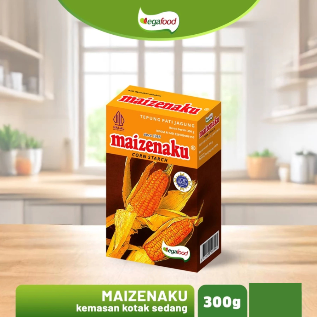 

MAIZENAKU TEPUNG MAIZENA kemasan kotak 300gr HALAL CORN STARCH PREMIUM UNTUK KUE KERING