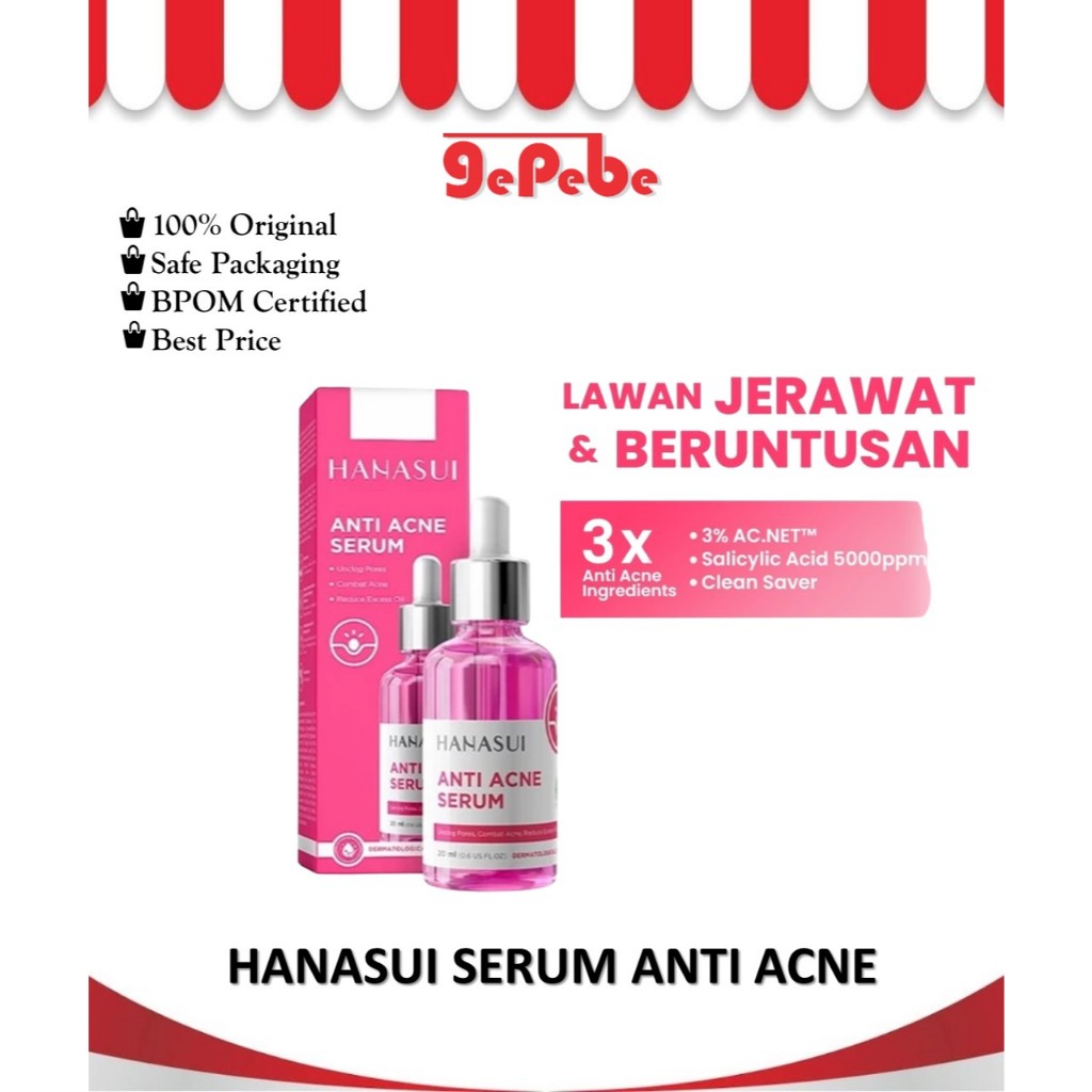 HANASUI SERUM ANTI ACNE - PINK