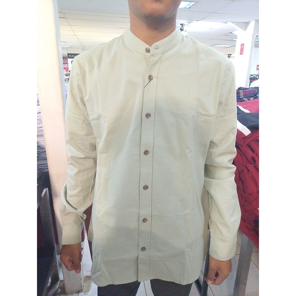 [BIG SALE] Kemeja Koko Valino Warna Hijau Soft [no riject] langsung dari Pabrik
