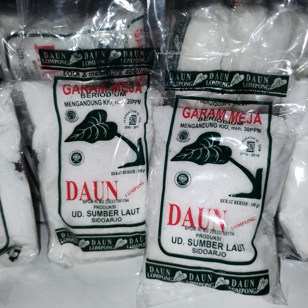 

1 bal ( 20 bungkus ) garam dapur / garam masak kemasan 100 gram