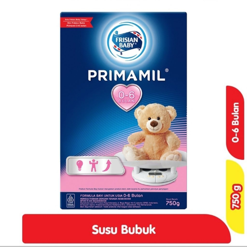Frisian Baby Primamil Susu Formula Bayi 0-6Bulan 750 g