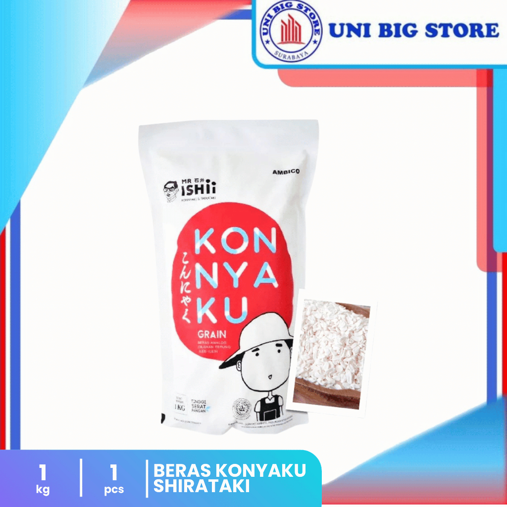 

Beras Konyaku Shirataki Kering Konnyaku Dry Rice 1 Kg