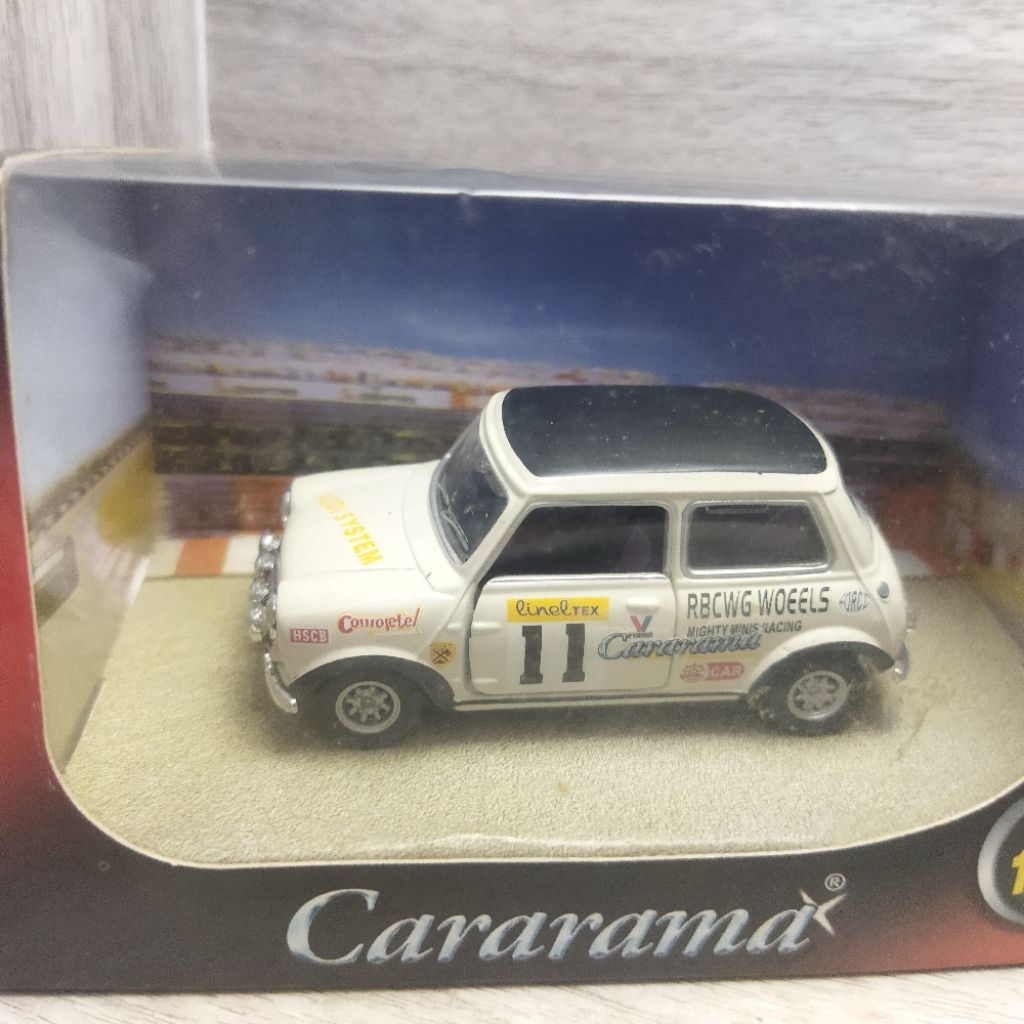 cararama skala 1/43 mini cooper rally