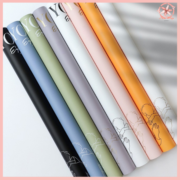 

PACK 20 Flower Wrapping Cellophane Everyday I love you Kertas buket Bunga Kb6109