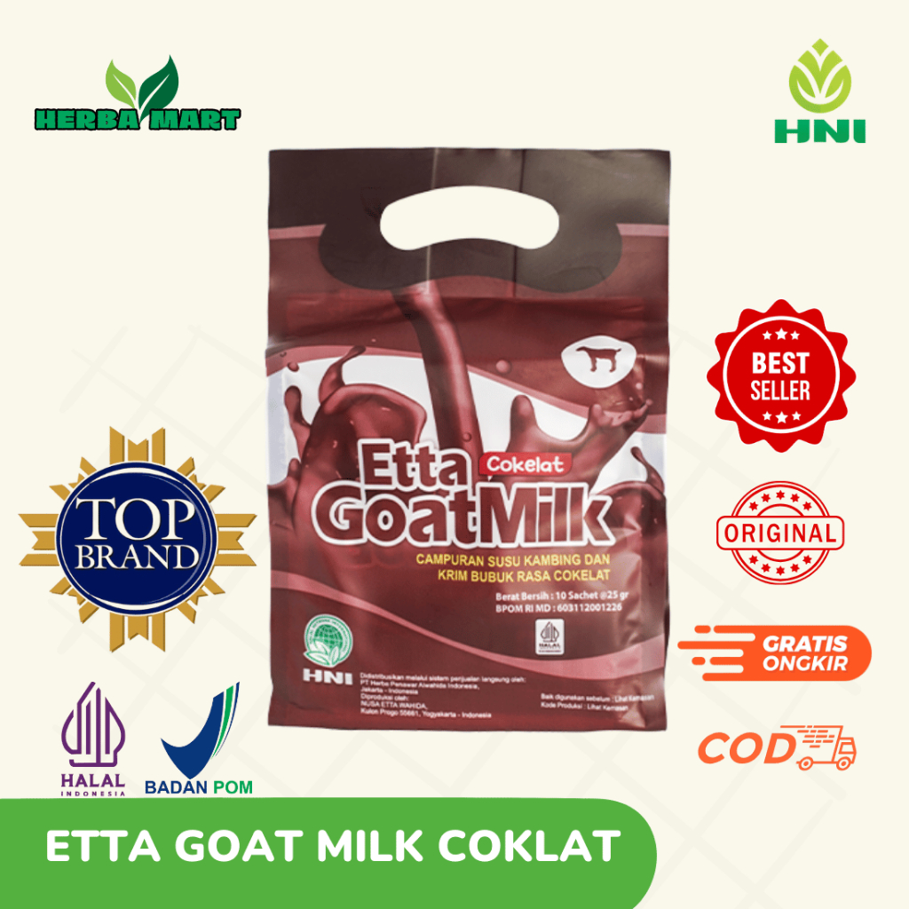 

ETTA GOAT MILK – Susu Kambing Bubuk Premium, Lembut & Kaya Nutrisi