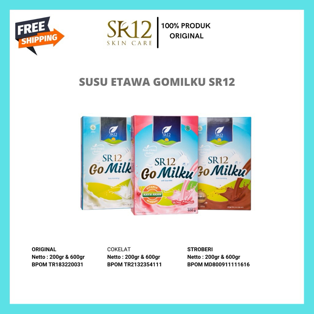 

SR12 Gomilku susu kambing Etawa premium 600 gr