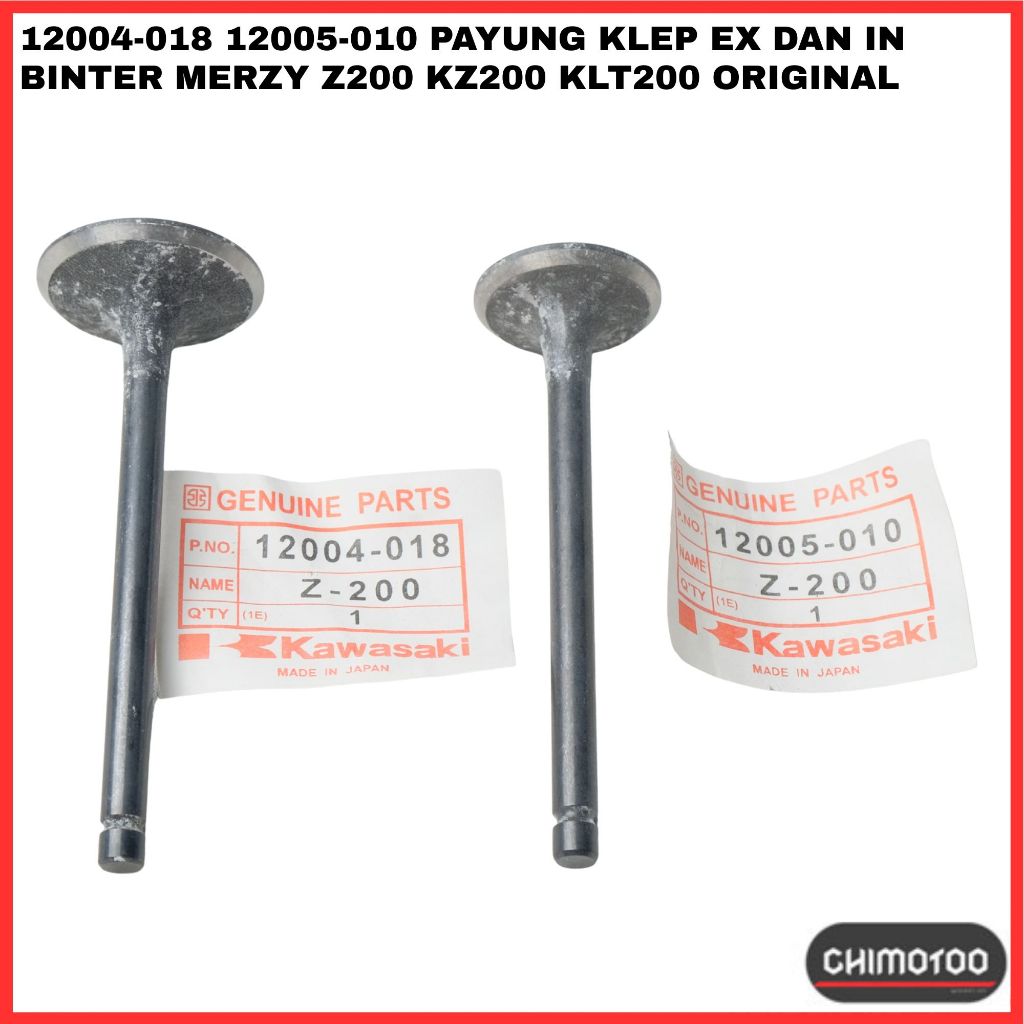 Payung Klep Set In Ex Kawasaki Binter Merzy Z200 KZ200 KLT200 Valve IN EX Kawasaki Z 200 KLT 200 KZ 