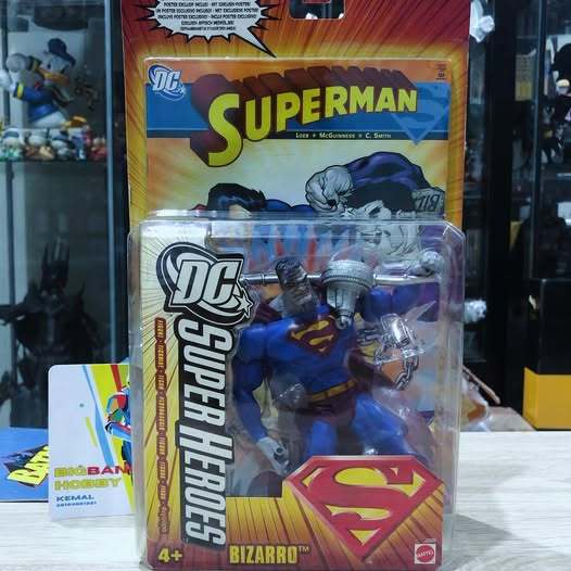 MATTEL ACTION FIGURE DC SUPERHEROES- BIZZARO ACTION FIGURE