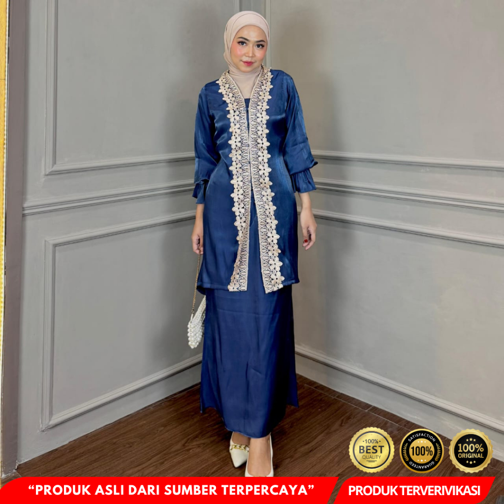 Dress Khayla Kebaya Modern Muslimah – Elegan, Syar’i, dan Menawan - [MRH3]