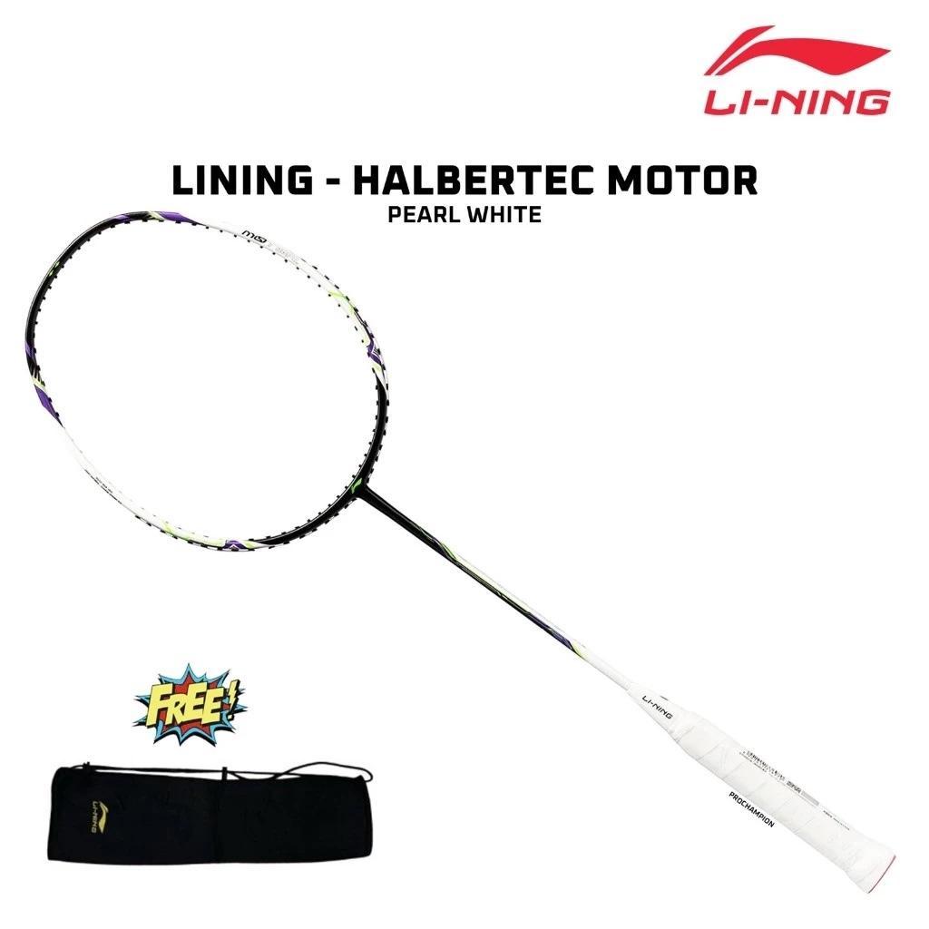 LINING Raket Badminton Halbertec Motor - Neon Pink || LINING Raket Badminton Halbertec Motor - Pearl