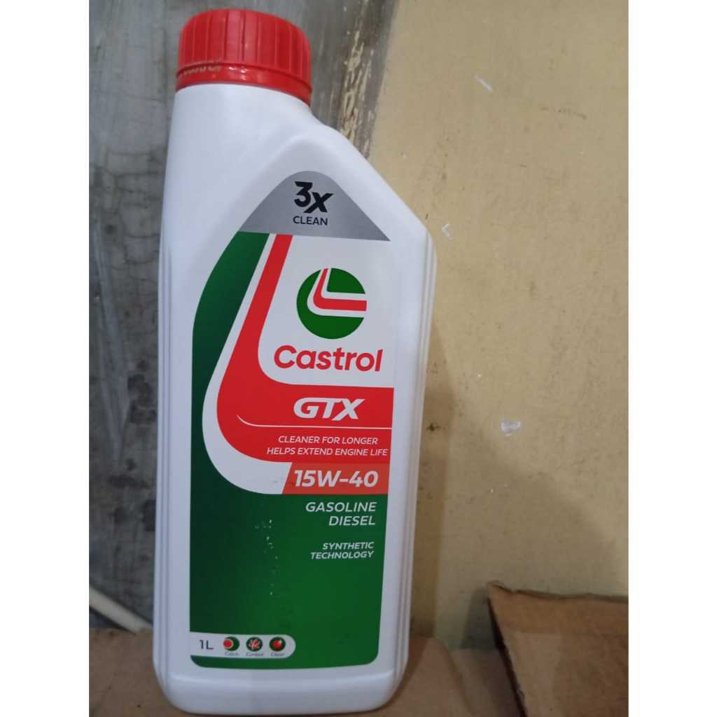 OLI MESIN MOBIL CASTROL GTX BENSIN 15W - 40 1LITER