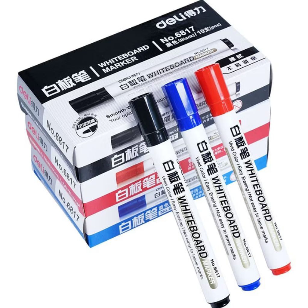 

Spidol Whiteboard 1pcs - Hitam, Biru, Merah | Dapat Dihapus Mudah
