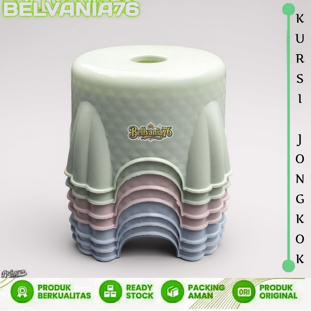 Bangku Kursi Plastik Pendek Jongkok Jojodog