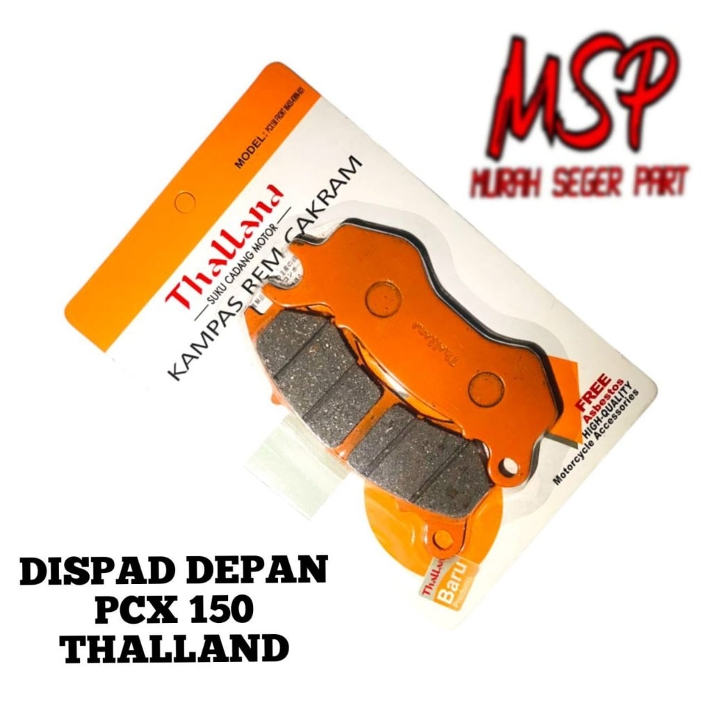 DISPAD DEPAN PCX150 FRONT KWN MEREK THALLAND KUALITAS TERJAMIN