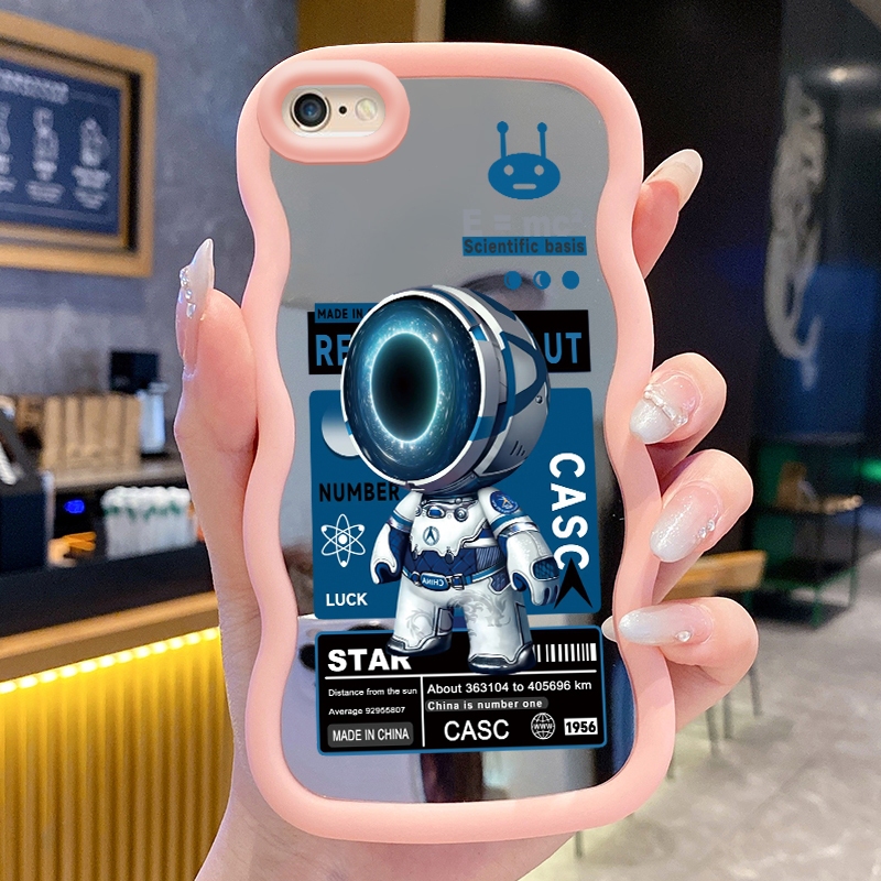 Casing HP Untuk OPPO A5 A3s A12E Realme C1 Case Astronot NASA Macaron Softcase Silikon lunak Kasing 