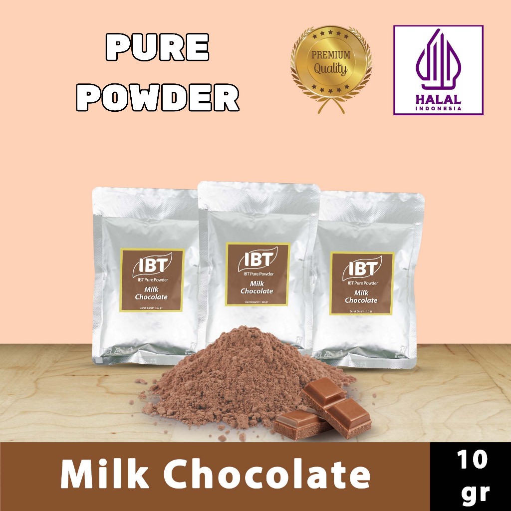 

Pure Milk Chocolate Powder Impor Taiwan Bubuk Essence Coklat Murni Kualitas Bagus Sachet