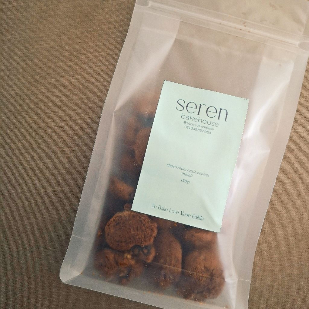 

Chocochip Cookies - (Crunchy) RHUM RAISINS