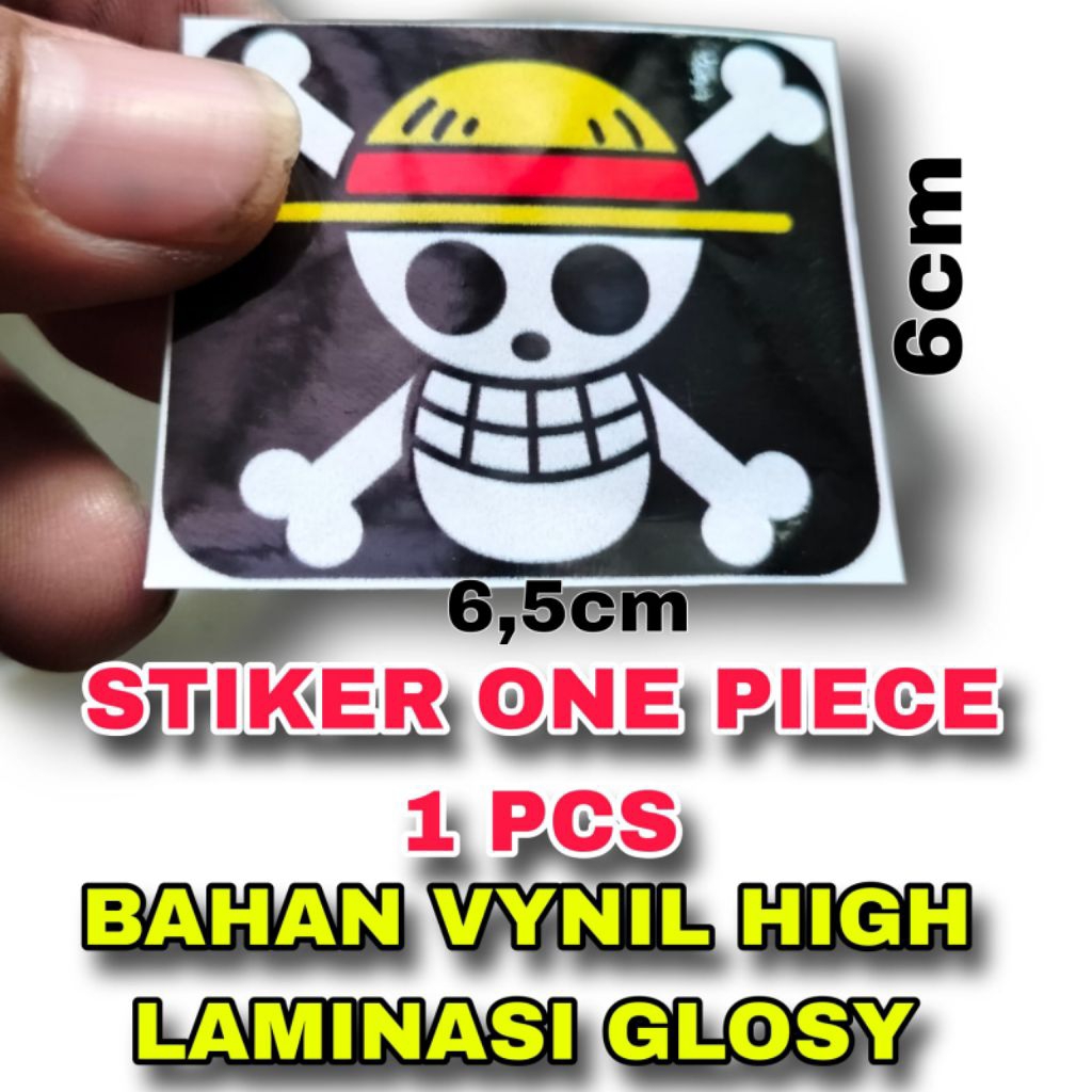 

STIKER ONE PIECE 1 BIJI BAHAN VYNIL HIGH GLOSY