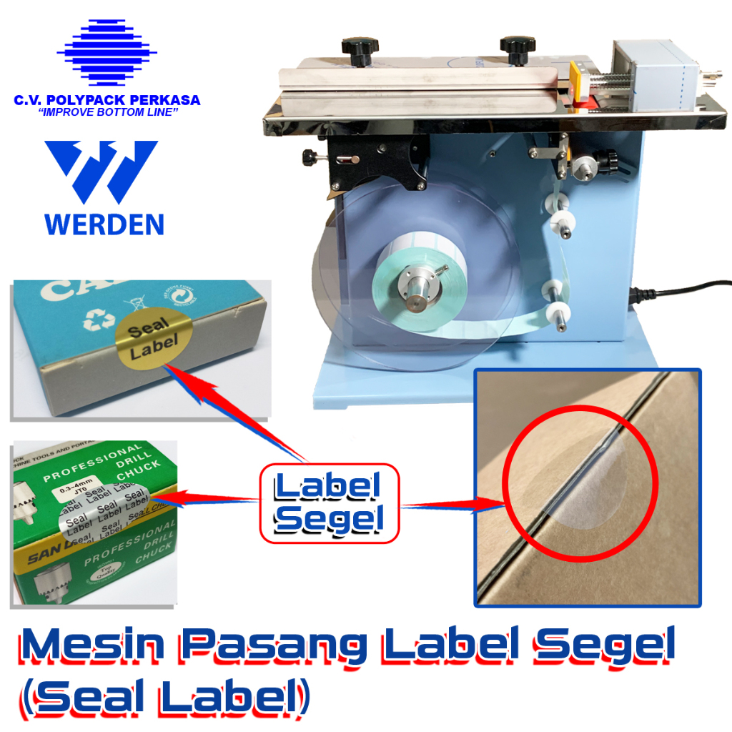 

Mesin untuk Pasang Label Segel ( Seal Label )