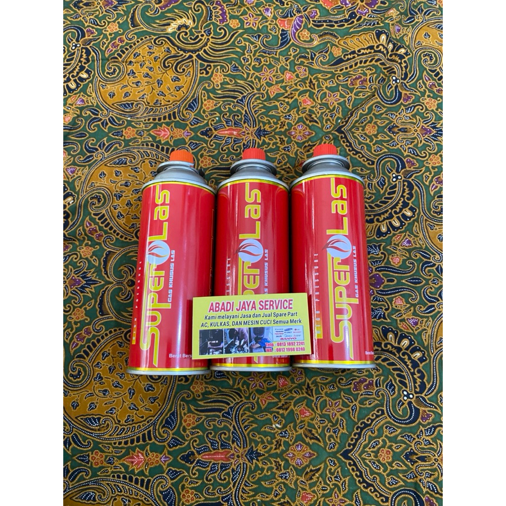 Gas portabel super las / gas kaleng / gas portabel