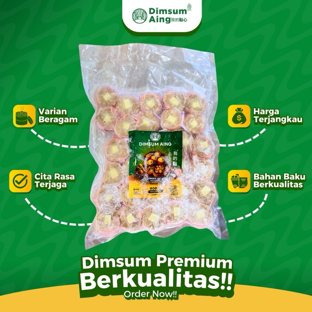 

Dimsum Siomay Keju Frozen 1 Pack Isi 30 Pcs - Frozen Food Dimsum Aing