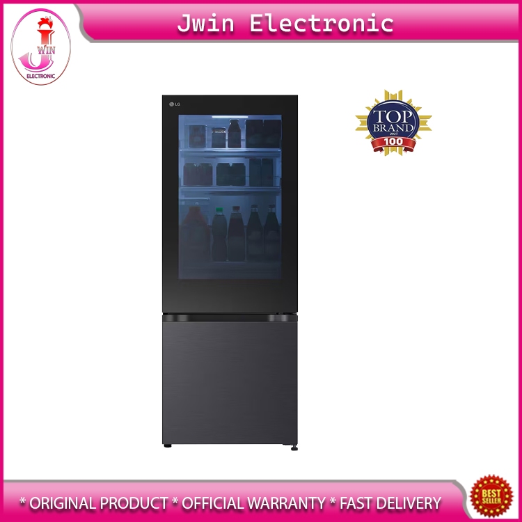 LG GN-V389FQEF Kulkas Bottom Freezer 368L / 340L GN-V389FQEF