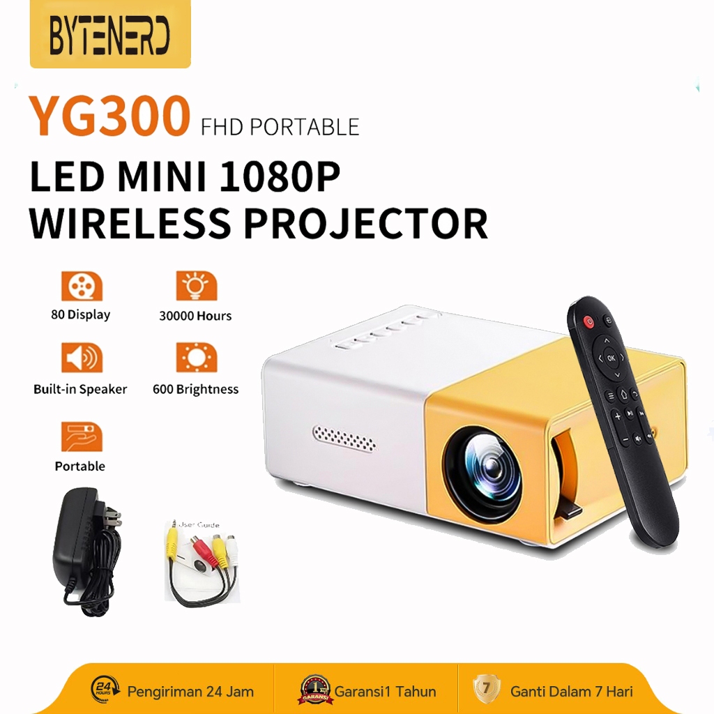 Proyektor mini YG300 Portable Led mini Proyektor hp mini Home Theater Proyektor