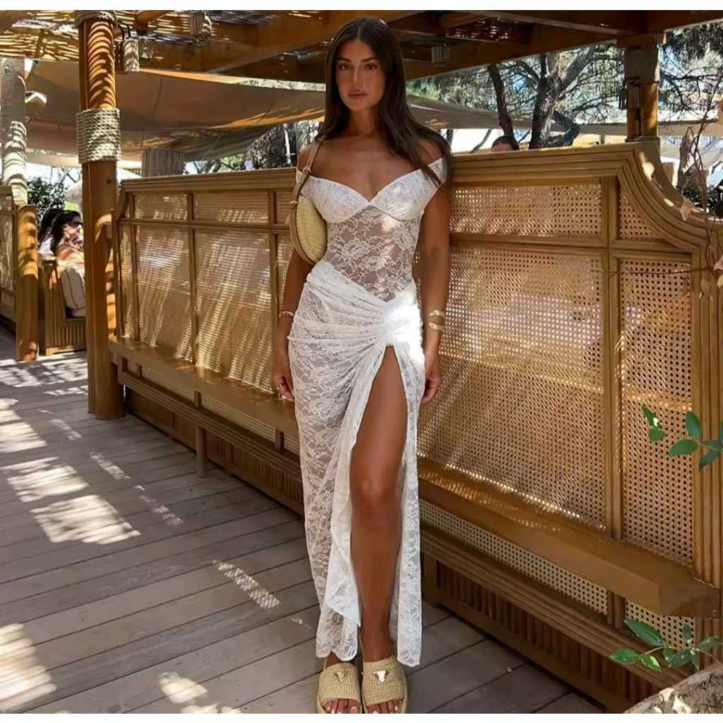 𝐑𝐄𝐀𝐃𝐘 𝐒𝐓𝐎𝐂𝐊 𝐒𝐀𝐅 - 𝐎𝐔𝐓𝐄𝐑 𝐎𝐍𝐋𝐘 - NESA bodysuit one piece + maxi skirt woman premium / korean summer se