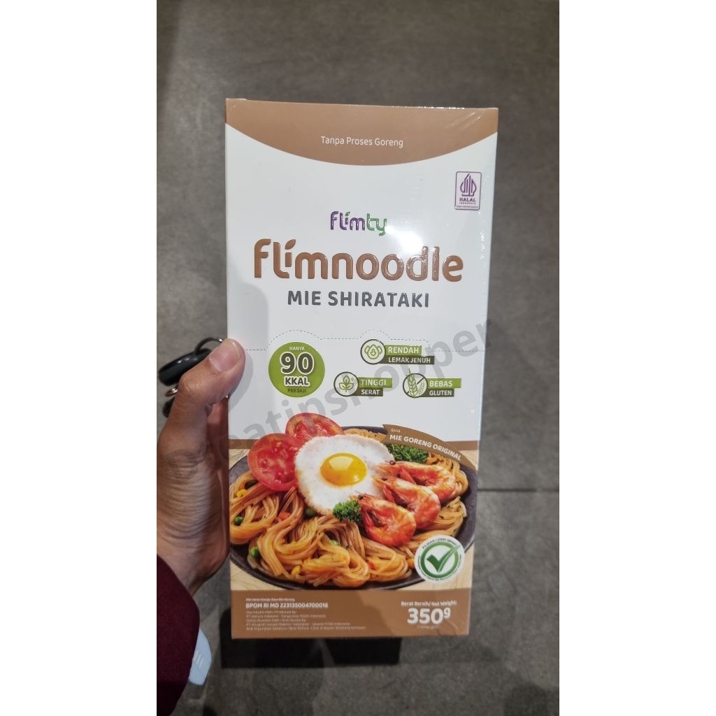 

Flimnoodle shirataki Mie goreng isi 1box isi 5bungkus