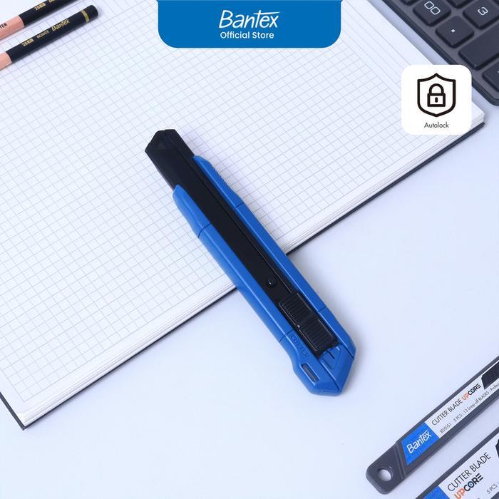 

Bantex Cutter Pisau Besar Premium Baja AutoLock Warna Hitam BD5306
