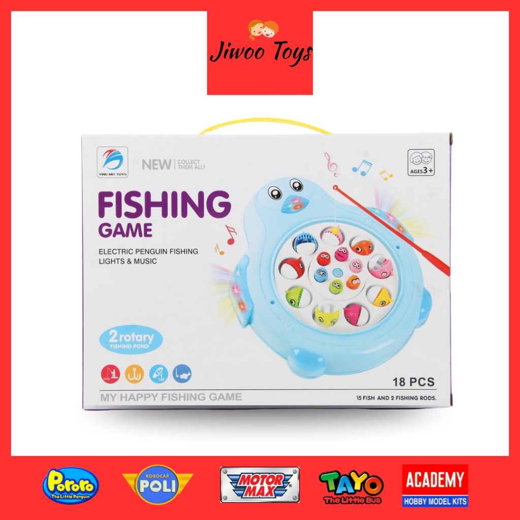 Mainan Fishing Game Electric Pinguin Fishing Light And Sound HW19014684