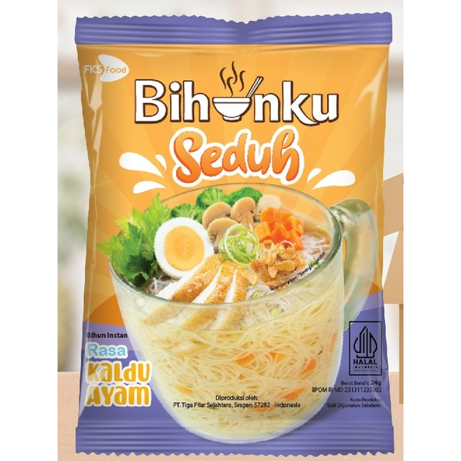 

Paket Bundling - Bihunku Instant - Seduh Kaldu ayam - 24gr - 12pcs