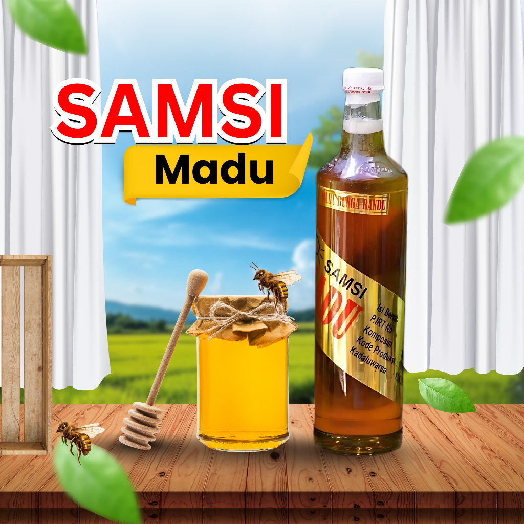 

Madu Randu 650 ml Asli - SAMSI MADU Bahan Alami Original PIRT Halal Botol Kaca