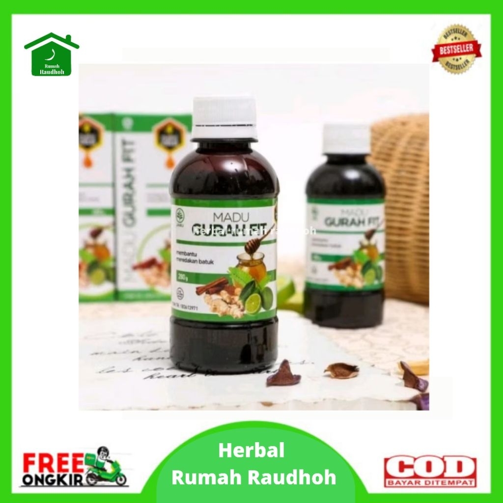 

MADU GURAH FIT ORIGINAL ISI 280 GRAM - ATASI BATUK, SINUSITIS, RADANG TENGGOROKAN DLL