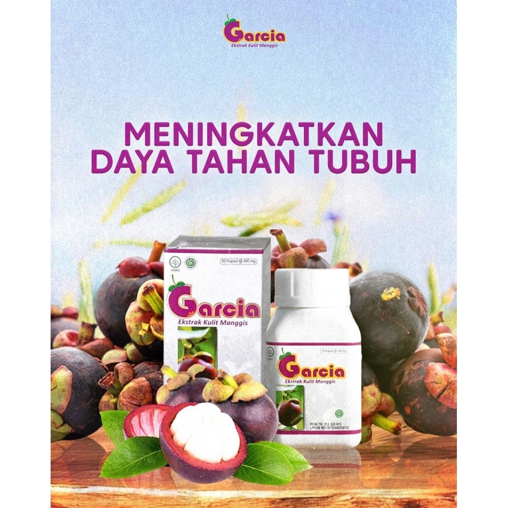 kulit manggis garcia herbal kulit manggis garcia isi kps BPOM