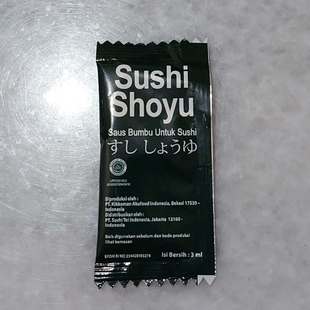

Kecap asin jepang sachet Kecap sushi shoyu isi 20 sachet