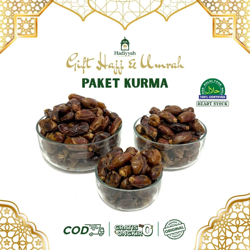 

HADIYYAH Oleh-oleh Haji dan Umroh Paket Kurma Samira Sayer | Oleh-oleh Premium Fresh dan Berkualitas
