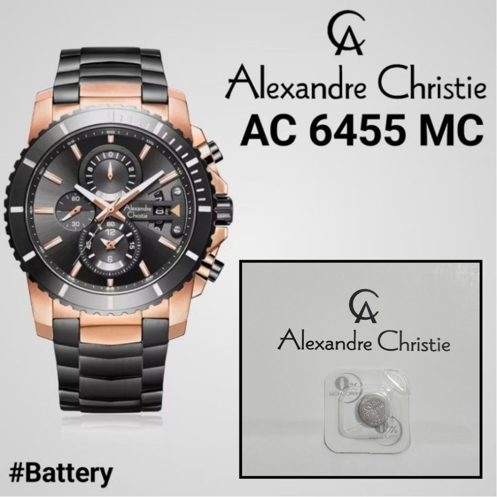 Baterai Alexandre Christie AC 6455 MC & AC 6455 BF Original