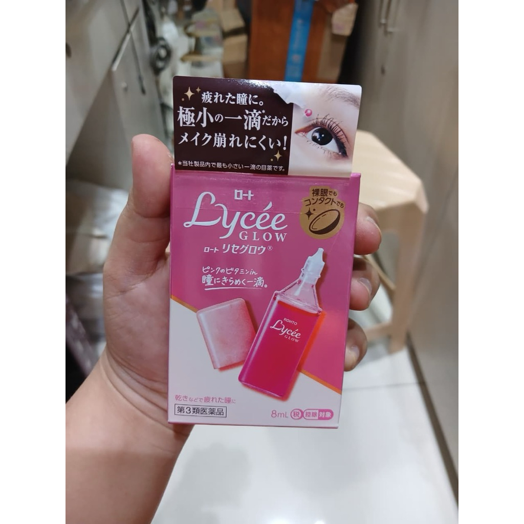 Rohto Lycee Glow Prmeium - Eye drop for softlens user