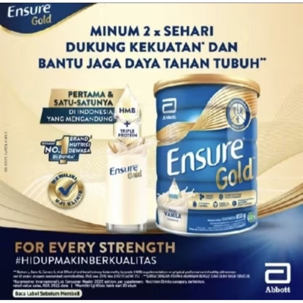 

Ensure Gold vanilla 800gram