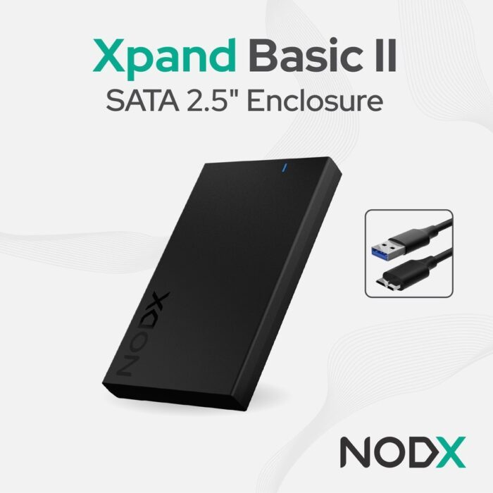 NODX SSD Enclosure Xpand Basic II SATA 2.5" Enclosure