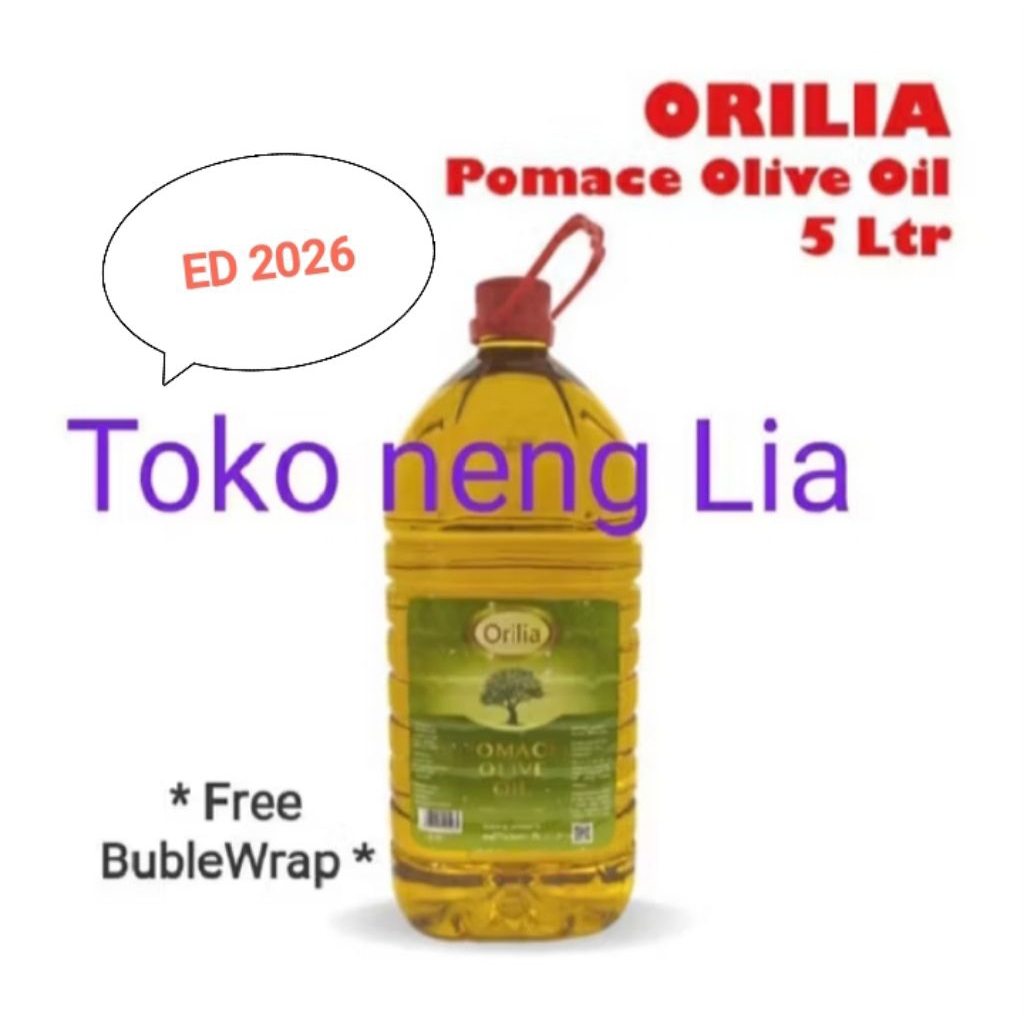 

ORILIA Pomace Olive Oil 5 Liter / Orilia Minyak Zaitun Orilia 5l
