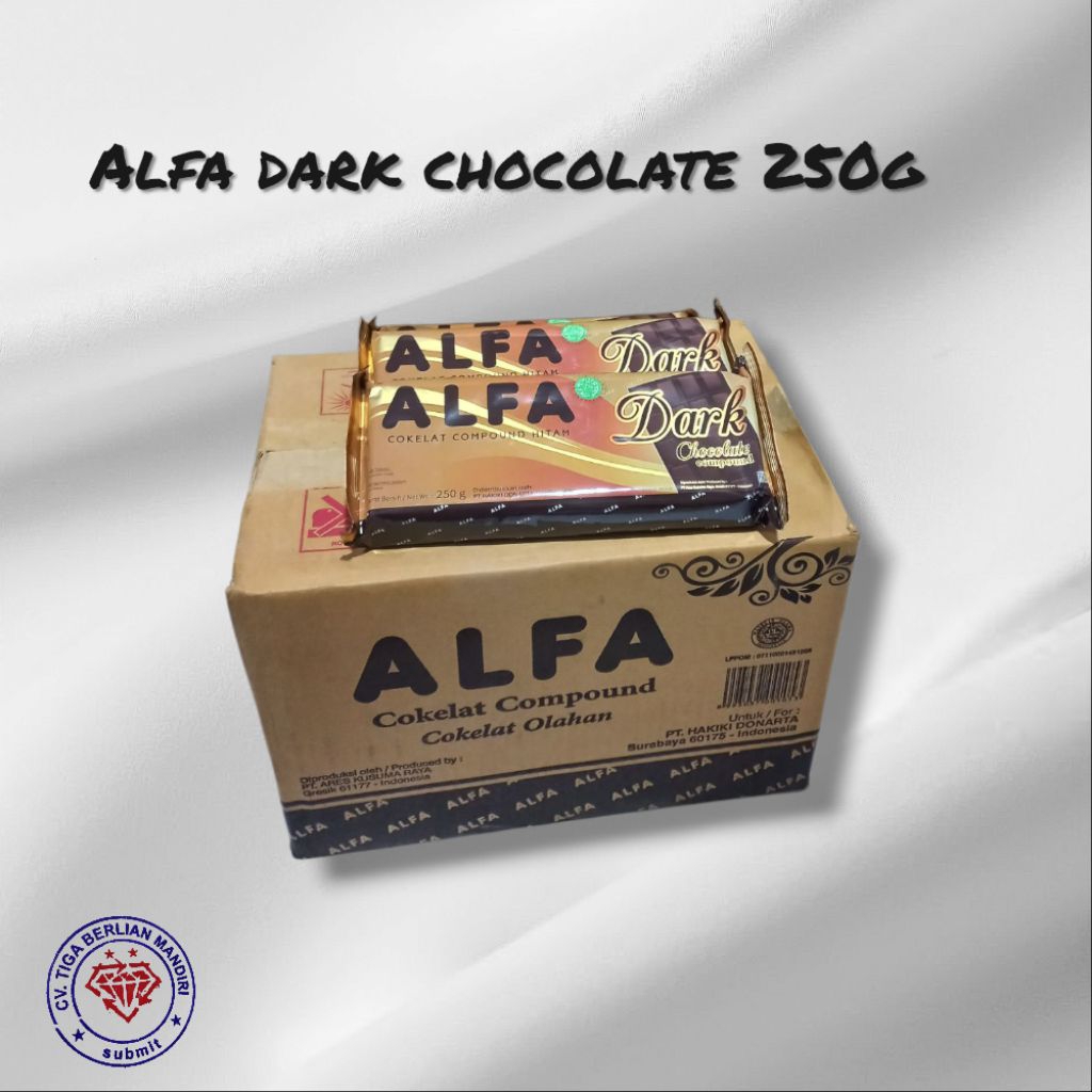 

ALFA COKLAT DARK 250GR X 24 PCS / 1 KARTON