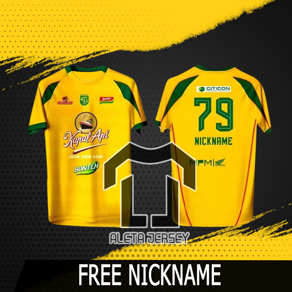 JERSEY PERSEBAYA AWAY 2025 CUSTOM FREE NAMA & NOMOR PUNGGUNG