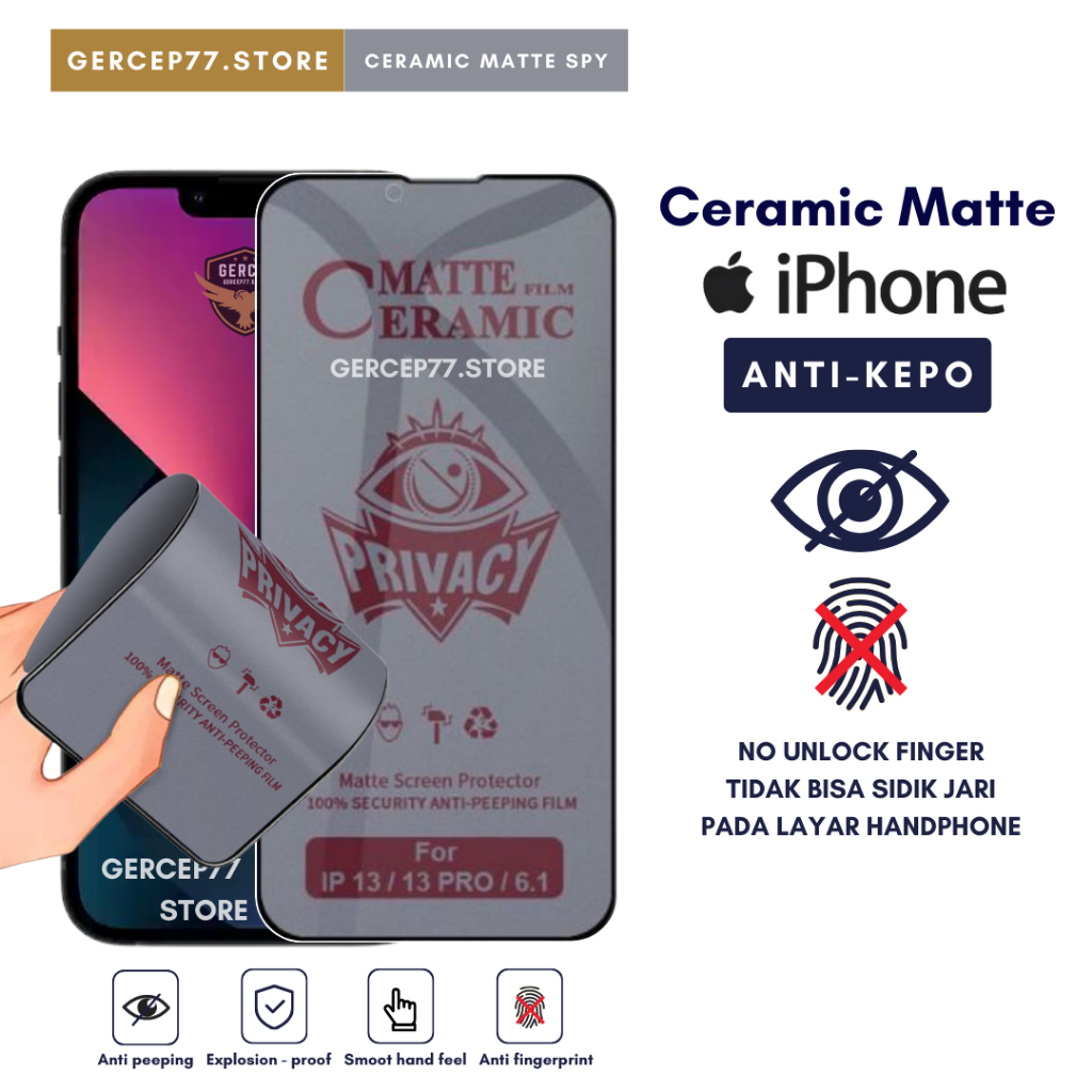 Ceramic Matte Spy Iphone 13 13 Max 13 Mini 13 Pro 13 Pro Max 12 12 Pro 12 Pro Max