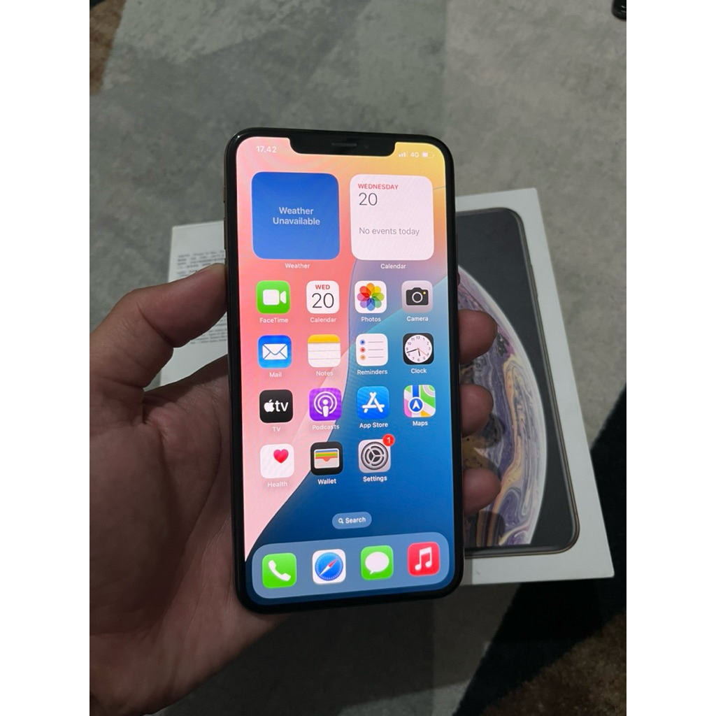 iPhone Xs Max 256gb Gold Inter All Ope Imei Regist