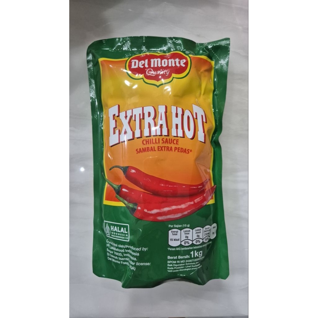 

SAUS DELMONTE SAMBAL EXTRA HOT 1 KG