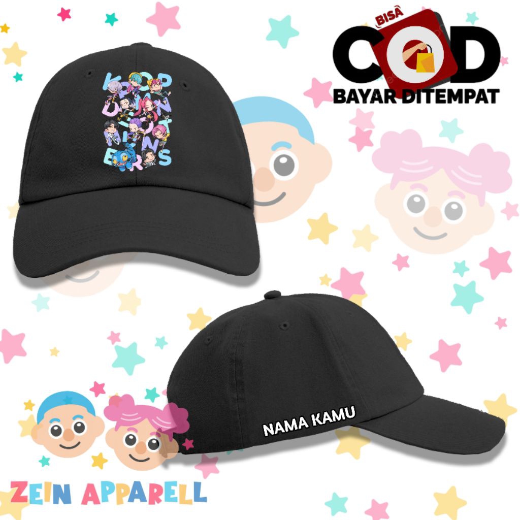 Topi Baseball Anak Kpop Demon Hunter - Aksesoris Anak Kpop Demon Hunter - Topi Anak Kpop Demon Hunte