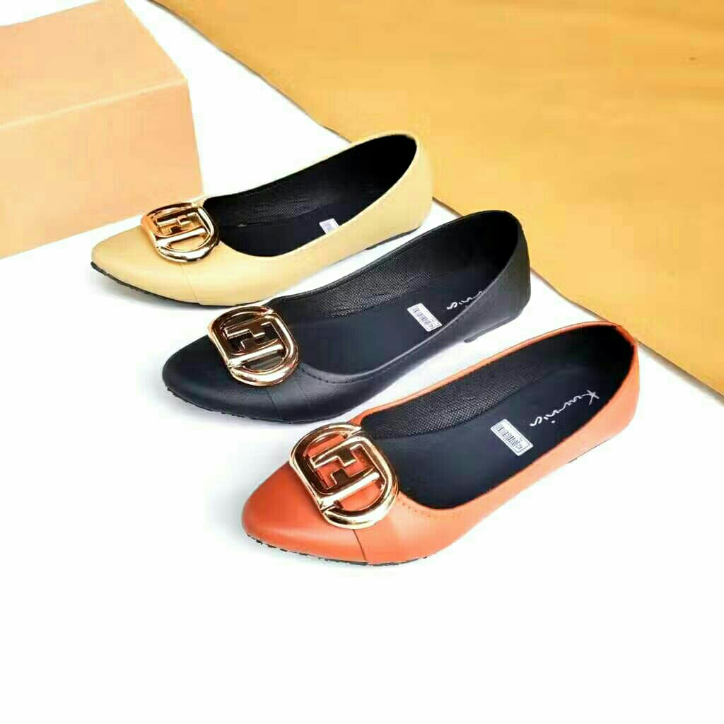 Flatshoes Wanita Big Size 41 42 43 44 45 V058