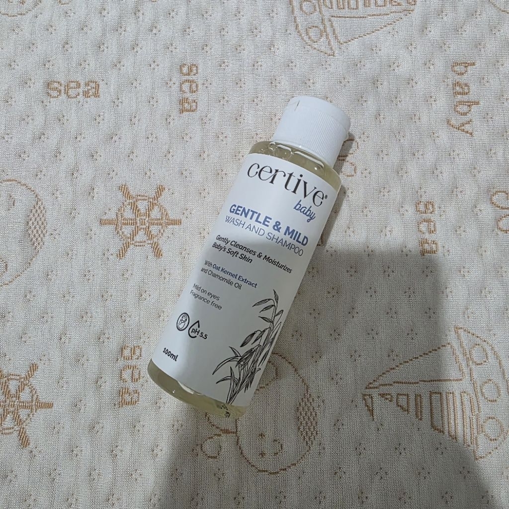 [NEW] Certive Baby Gentle & Mild Wash and Shampoo Sabun Shampoo Bayi Oat & Chamomile Sabun Mandi Bay